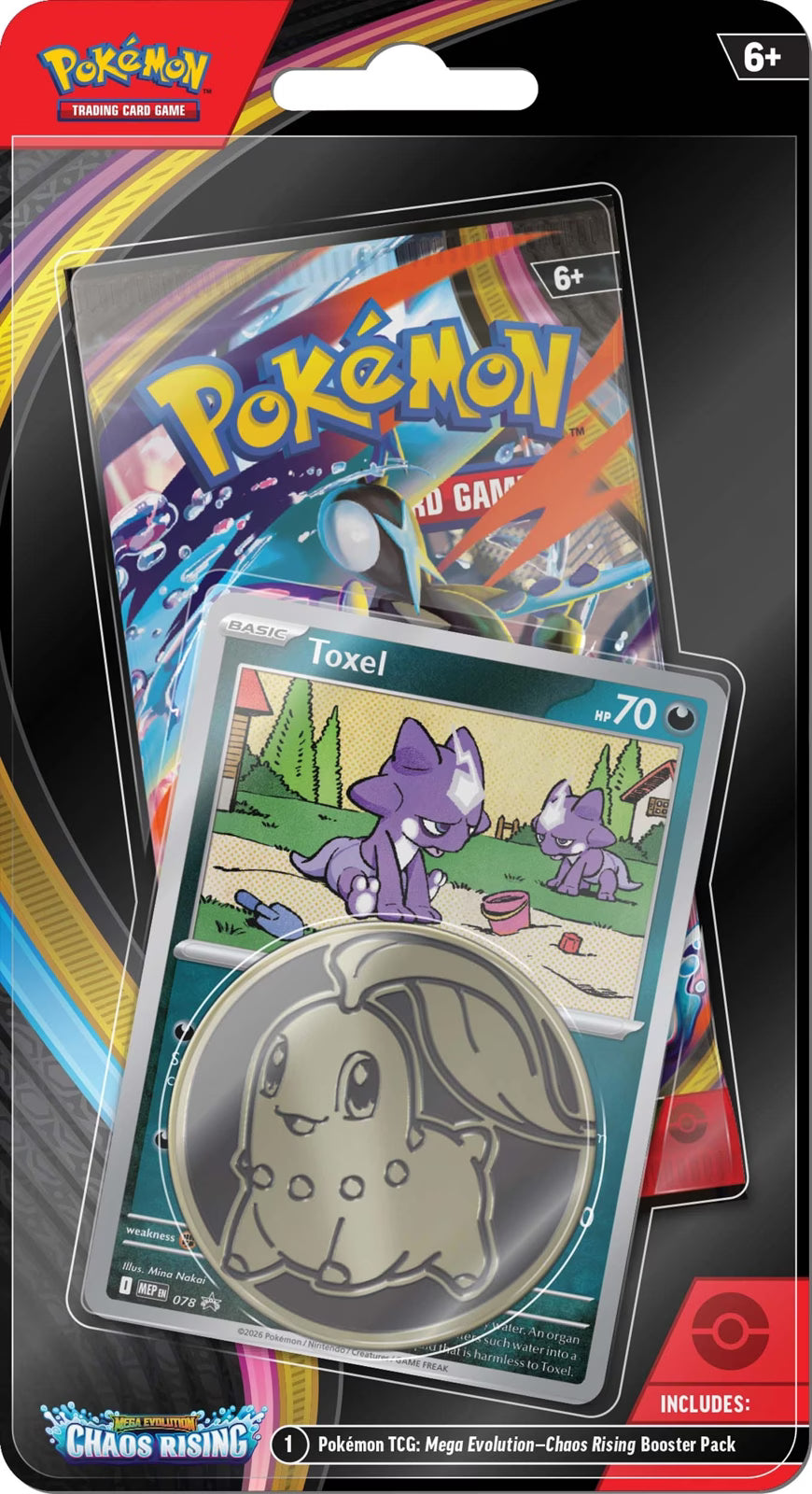 Pokemon TCG: Mega Evolution Chaos Rising - Checklane Blister