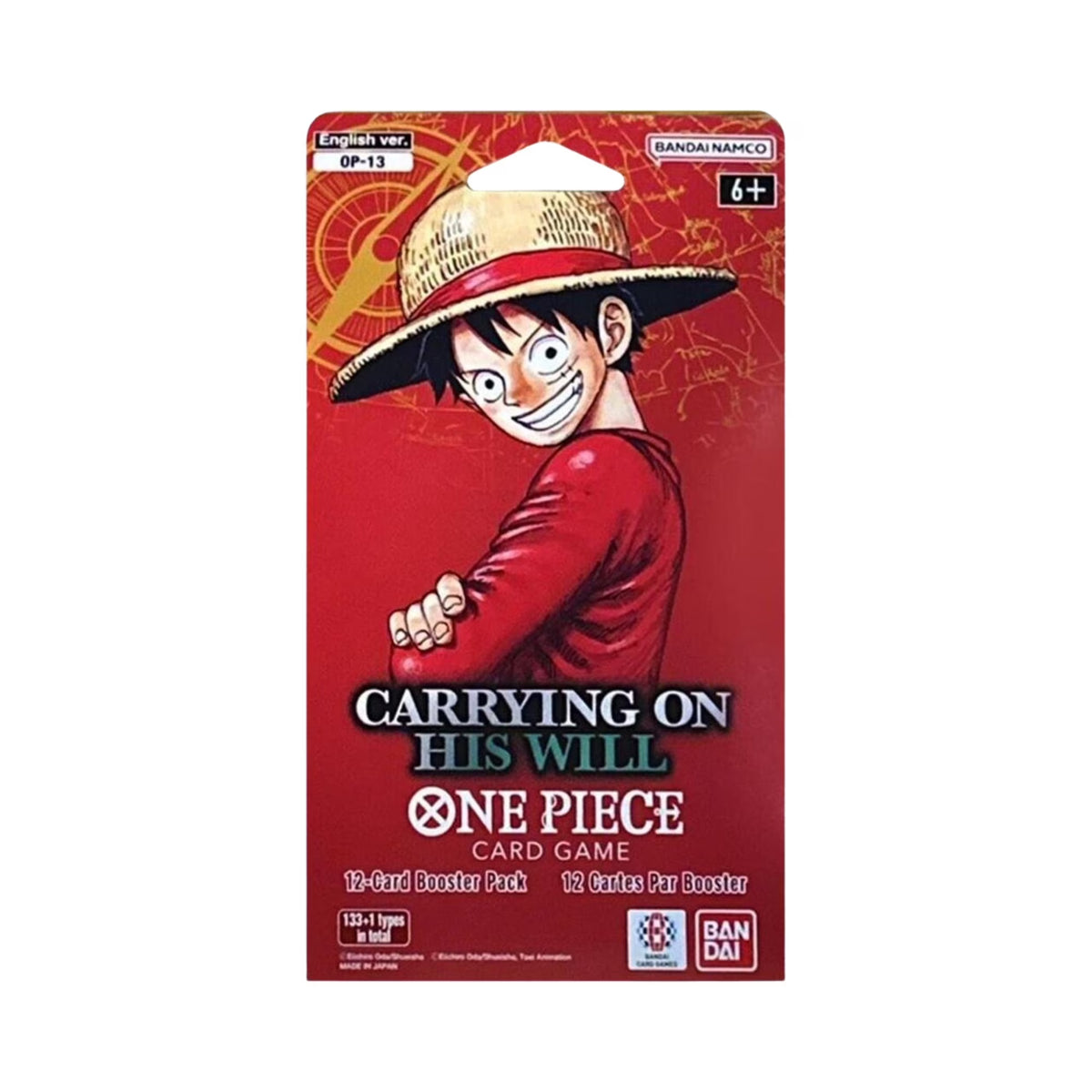 One Piece: Carrying On His Will Sleeved Booster Pack