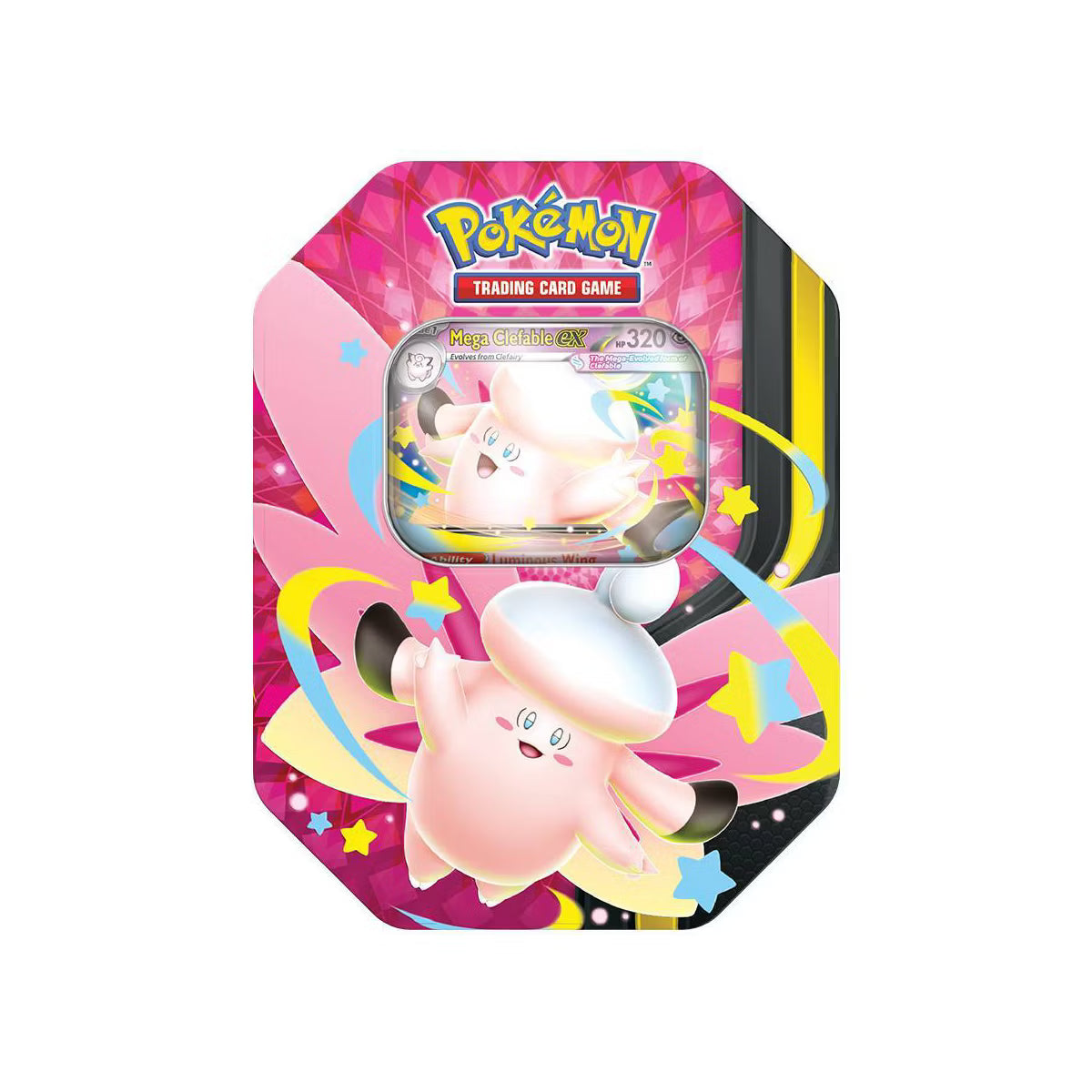 Pokémon TCG: Mega Moonlit Tin - Mega Clefable