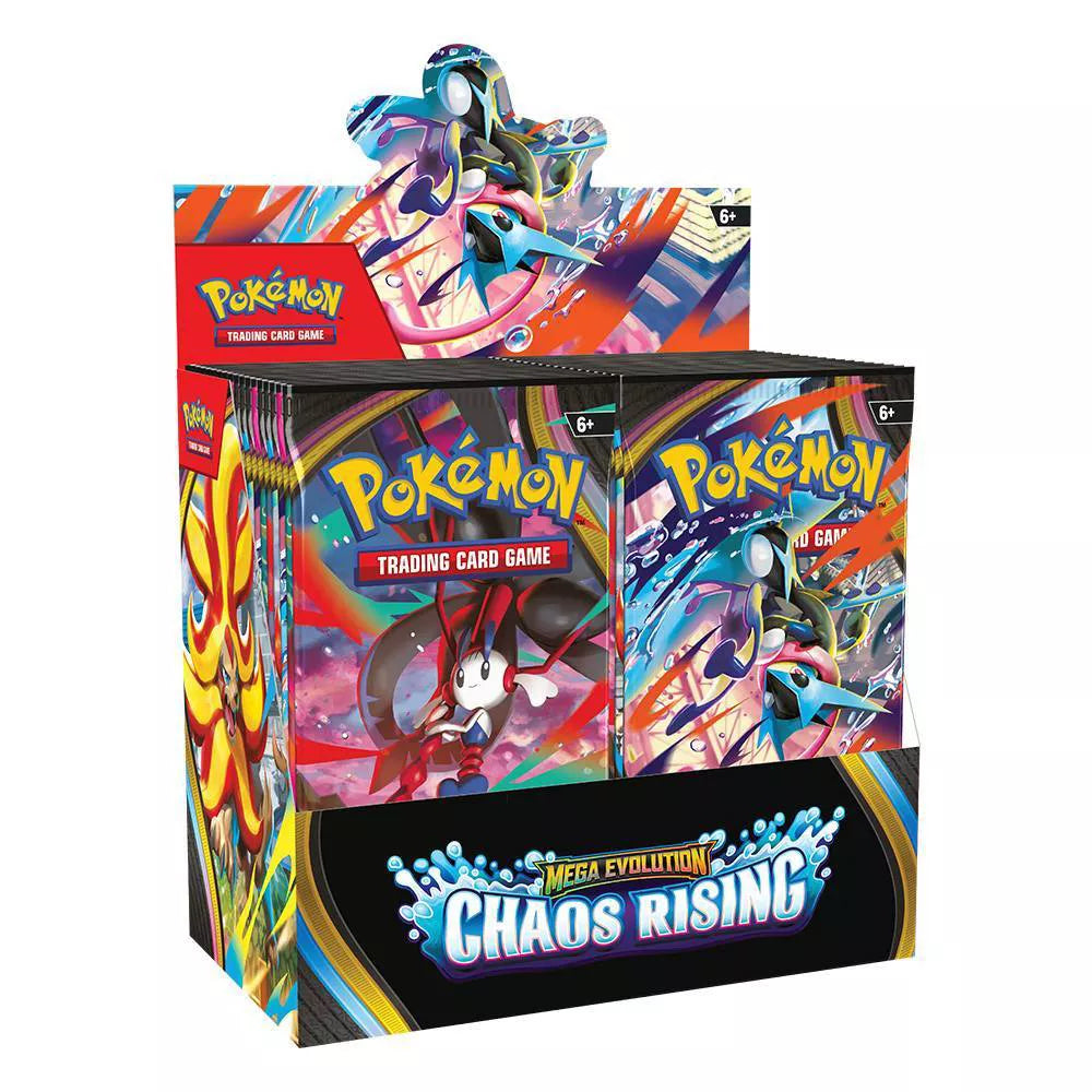 Pokémon TCG: Mega Evolution Chaos Rising - Booster Display