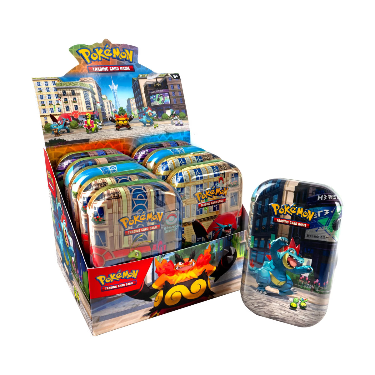 Pokémon TCG: Lumiose City Mini Tin Display