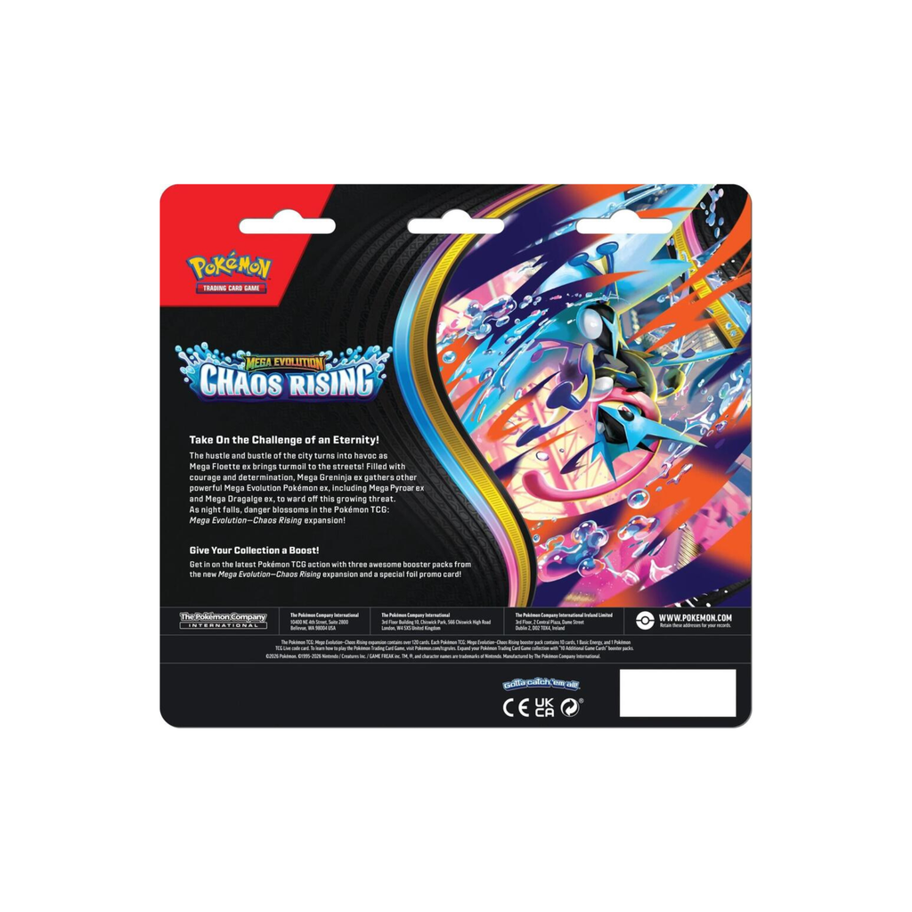 Pokémon TCG: Chaos Rising 3-Pack Blister [Charmeleon]